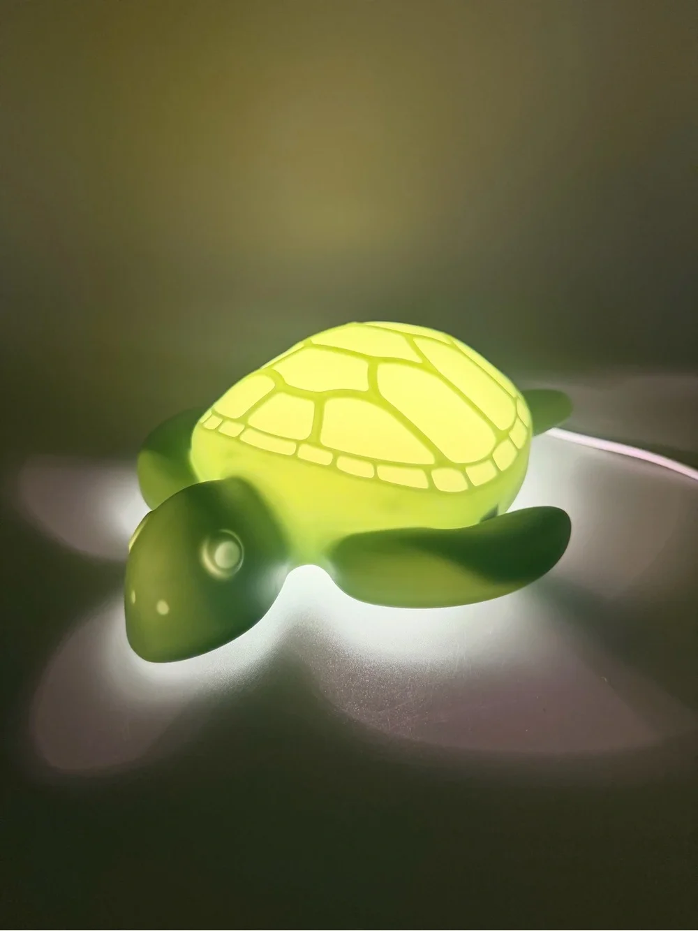 IKEA Blåvingad Green Sea Turtle LED Night Light Wall Sconce Kids Room Lamp